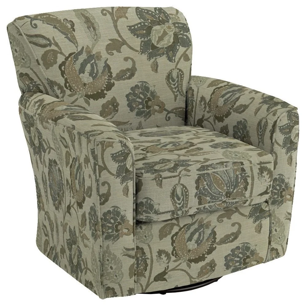Best Home Furnishings Kaylee 2887 35503 Kaylee Swivel Barrel Arm Chair
